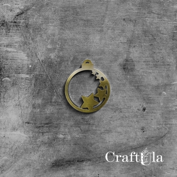 Bombka - Akryl - złoto - 114