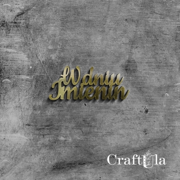 W dniu Imienin - Akryl - złoto - 117