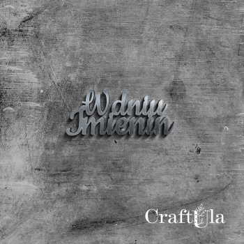 W dniu Imienin - Akryl - srebro - 117