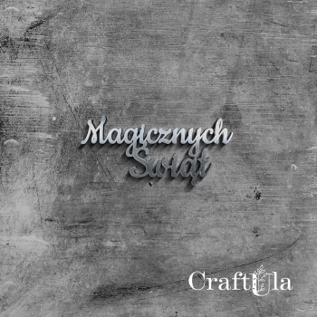 Magicznych Świąt - Akryl - srebro - 121