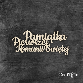 Pamiątka Pierwszej Komunii Świętej - napisy - 254