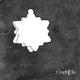 Śnieżynka -  wysokość - 15,8 cm - różne kolory