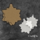 Śnieżynka - wysokość - 15,8 cm + 2 maski - różne kolory