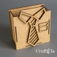 pudełko garnitur - małe - HDF - hdf_53