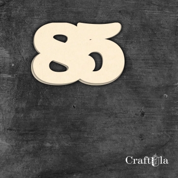 Cyfra 85 - różne kolory