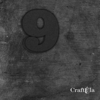 Cyfra 9 - różne kolory