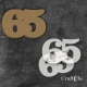 Cyfra 65 + 2 maski - różne kolory