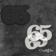Cyfra 65 + 2 maski - różne kolory