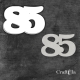 Cyfra 85 + 1 maska - różne kolory