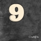 Cyfra 9 - różne kolory