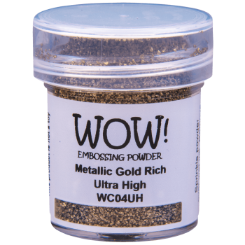 PUDER DO EMBOSSINGU - WOW! -  METALLIC GOLD RICH ULTRA HIGH