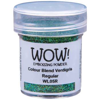 PUDER DO EMBOSSINGU - WOW! -  COLOUR BLEND VERDIGRIS