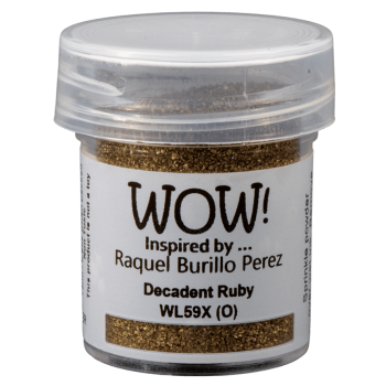 PUDER DO EMBOSSINGU - WOW! - DECADENT RUBY