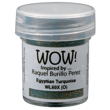 PUDER DO EMBOSSINGU - WOW! - Egyptian Turquoise*Raquel Burillo Perez*