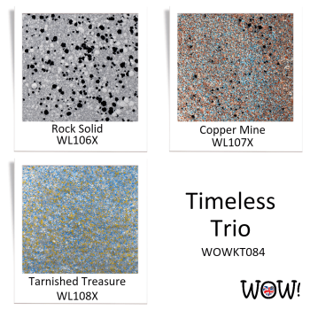 PUDER DO EMBOSSINGU ZESTAW - WOW! - TIMELESS FUNKY FOSSIL