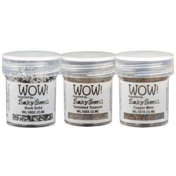 PUDER DO EMBOSSINGU ZESTAW - WOW! - TIMELESS FUNKY FOSSIL