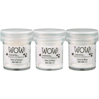 PUDER DO EMBOSSINGU ZESTAW - WOW! - WOWKT093 Trio Pastel Pearls