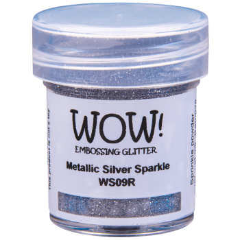 PUDER DO EMBOSSINGU - WOW! - METALLIC SILVER SPARKLE