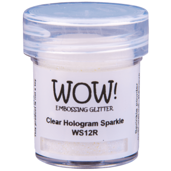 PUDER DO EMBOSSINGU - WOW! - CLEAR HOLOGRAM SPARKLE