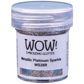 PUDER DO EMBOSSINGU - WOW! - METALLIC PLATINUM SPARKLE