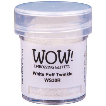 PUDER DO EMBOSSINGU - WOW! -  WHITE PUFF TWINKLE