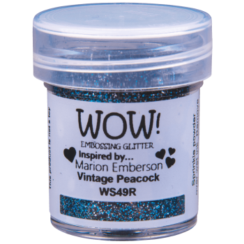 PUDER DO EMBOSSINGU - WOW! - VINTAGE PEACOCK