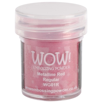 PUDER DO EMBOSSINGU - WOW! - METALLINE RED