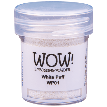 PUDER DO EMBOSSINGU - WOW! -  WHITE PUFF