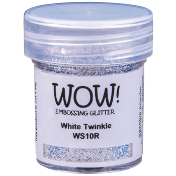 PUDER DO EMBOSSINGU - WOW! -  WHITE TWINKLE