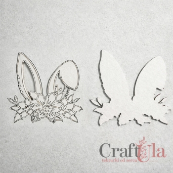 Uszy z kwiatami 1 - shaker - Wielkanoc - 2528_1