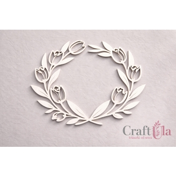 Wiosenna ramka tulipany - 2534