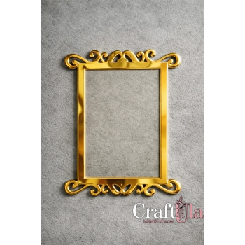 Serwetka ramka - Akryl - złoto - 0132